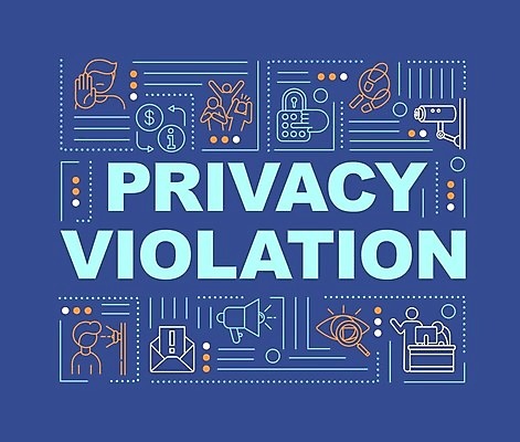 EPS 해외이미지 디자인 배너 영어 점선 선 라인일러스트 일러스트 돋보기 편지봉투 사람모양 타이포그라피 사람없음 단어 동전 확성기 느낌표 발자국 남색 손모양 감시카메라 개인정보 정보보호 해외일러스트 모양 문자 기호 컬러 돈 자국 봉투 카메라 정보 보호 편지 파일형식 벡터 손_신체부위 이미지허브