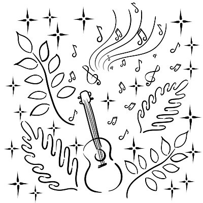 EPS 해외이미지 식물 별 줄 음악 잎 일러스트 노래 자연 휴식 흑백 취미 그래픽 소리 콘서트 나뭇가지 기타 춤 낙서 작음 스케치 그림 심플 윤곽 서명 멜로디 하와이인 해외일러스트 자연요소 외국인 나무 컨셉 현악기 문화예술 촬영기법 미술 공연 크기 생태계 파일형식 벡터 이미지허브