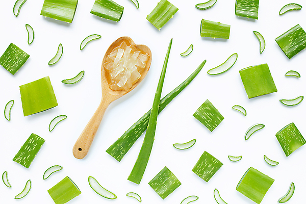 포토 JPG 해외이미지 스튜디오촬영 단면 실내 사람없음 하이앵글 흰배경 나무숟가락 알로에 플랫레이 해외포토 식물 뷰포인트 백그라운드 내부 숟가락 흰색 플랫 파일형식 이미지허브