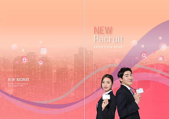 PSD 템플릿 표지디자인 북디자인 출판디자인 여자 표지 남자 리플렛 북커버 미소 사람 정장 빌딩 팜플렛 상반신 20대 성인 두명 건물 한국인 구직 도시 취업준비생 사원증 성인만 이미지템플릿 건축물 옷 컨셉 비즈니스 표정 동양인 청년 파일형식