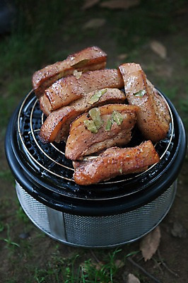 포토 JPG 주간 휴가 돼지고기 풍경 사람없음 야외 아웃포커스 캠핑 바비큐 가평 훈제고기 국내포토 자연요소 음식 레저 촬영기법 육류 경기도 훈제 파일형식