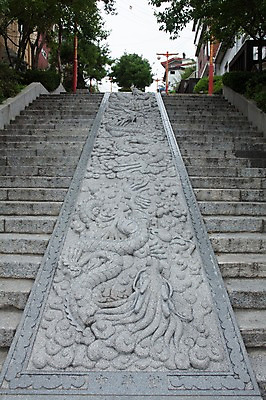 포토 JPG 주간 풍경 사람없음 야외 계단 용 인천 차이나타운 국내포토 자연요소 한국 관광지 파일형식