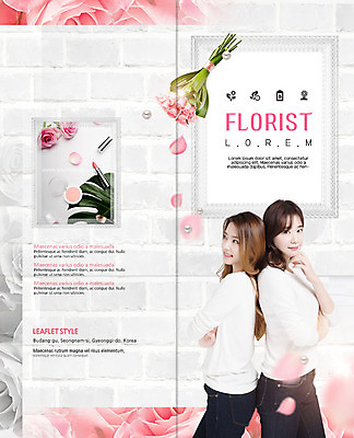 PSD 템플릿 표지디자인 북디자인 응시 출판디자인 여자 표지 꽃 리플렛 꽃다발 액자 2단접지 북커버 서기 미소 사람 팜플렛 상반신 20대 성인 두명 30대 팔짱 한국인 등맞대기 꽃꽂이 벽돌담 강습 클래스 플로리스트 성인여자만 이미지템플릿 식물 직업 시선 모션 벽돌 표정 동양인 청년 장년 담장 원예 여자만 성인만 파일형식
