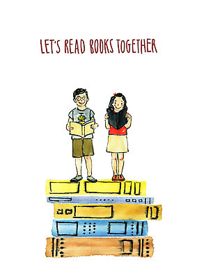 전신 PSD 여자 남자 어린이라이프 어린이 일러스트 서기 미소 들기 사람 소녀 소년 두명 책 독서 책더미 어린이만 국내일러스트 라이프스타일 모션 표정 무더기 파일형식