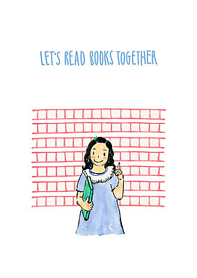 PSD 여자 어린이라이프 어린이 일러스트 한명 서기 미소 들기 사람 소녀 책 독서 검지손가락 원고지 소녀한명만 국내일러스트 1 라이프스타일 손가락 모션 표정 여자한명만 소녀만 파일형식