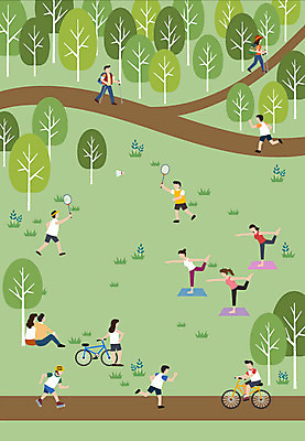 전신 나무 라이프스타일 공원 여자 남자 일러스트 요가 휴식 서기 사람 앉기 여러명 성인 취미 일상 조깅 운동 자전거 트래킹 요가자세 롤러블레이드 승차 배드민턴 국내일러스트 AI파일 식물 웰빙 공공시설 포즈 다수 컨셉 모션 레저 건강 라이프 생활 구기 바이크 파일형식 벡터