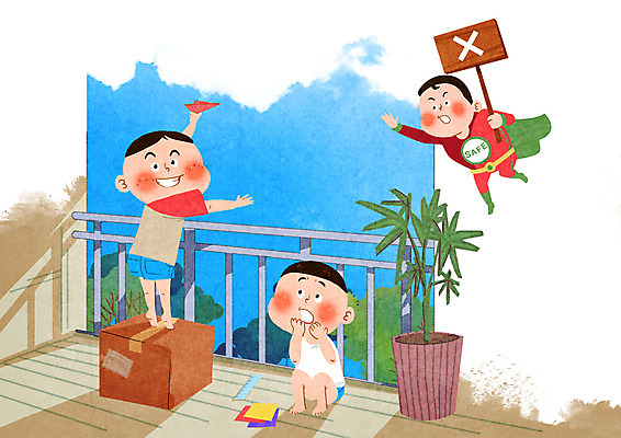 전신 PSD 남자 화분 어린이 일러스트 안전 사람 성인 세명 놀람 팻말 금지 발코니 위험 구조원 종이상자 종이비행기 오르기 종이접기 어린이안전 남자만 국내일러스트 직업 감정 종이 컨셉 모션 프레임 표정 상자 접기 파일형식