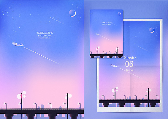 계절 별 백그라운드 가로등 일러스트 밤하늘 비행기 풍경 빌딩 사람없음 여름 보라색 여름풍경 달력 도시 야간 초승달 6월 계절백그라운드 그라데이션 여름밤 가교 목업 국내일러스트 AI파일 자연요소 건축물 공공시설 컬러 항공교통 하늘 대중교통 건물 달 날짜 파일형식 벡터 여름_계절