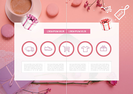 PSD 템플릿 표지디자인 북디자인 출판디자인 내지 커피 리플렛 분홍색 북커버 팜플렛 사람없음 선물상자 쇼핑 세일 마카롱 코리아세일페스타 대한민국축제 이미지템플릿 음료 컬러 디저트 선물 상자 축제 파일형식