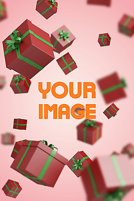 PSD 편집 편집이미지 분홍색 백그라운드 크리스마스 사람없음 빨간색 선물상자 쇼핑 3D 디지털합성 즐거움 오브젝트 쏟아짐 풍요 많음 편집소스 이미지편집 편집3D 기념일 감정 컬러 컨셉 모션 선물 상자 파일형식