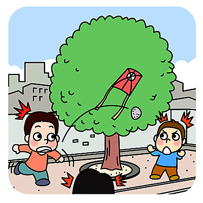 전신 나무 남자 어린이 일러스트 안전 사람 상반신 세명 담장 스쿨라이프 놀람 운동장 돌_바위 던지기 연 안전수칙 걸림 어린이만 국내일러스트 AI파일 식물 라이프스타일 감정 스포츠시설 학교 모션 표정 놀이용품 공간 파일형식 벡터