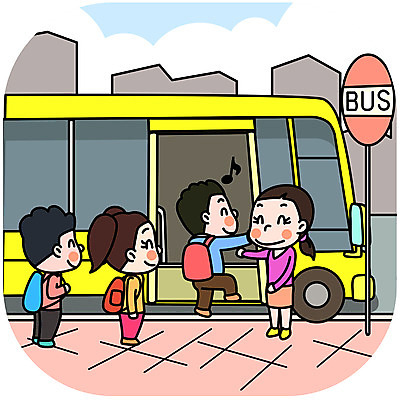 전신 여자 남자 어린이 음표 일러스트 미소 안전 사람 성인 스쿨라이프 버스정류장 승차 스쿨버스 안전수칙 질서 줄서기 국내일러스트 AI파일 라이프스타일 기호 음악 학교 모션 버스 표정 예절 역 파일형식 벡터