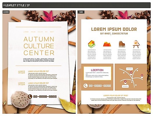 템플릿 ZIP 포스터 리플렛 단풍 나뭇잎 사람없음 책 가을 건반 이젤 전단템플릿 전단 위치 솔방울 약도 수강생모집 문화센터 인디자인 INDD 이미지템플릿 계절 잎 지도 미술도구 센터 홍보물 모집 파일형식