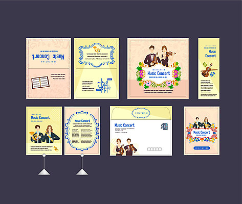 템플릿 배너템플릿 여자 남자 음악 사람 이벤트 여러명 상반신 성인 세트 콘서트 연주자 현수막 바이올린 악보 전단 엽서 초대장 트럼펫 약도 연주회 호른 바이올리니스트 음악축제 플루티스트 성인만 소봉투 행사세트 행사템플릿 예술축제 AI파일 배너 예술 다수 지도 현악기 문화예술 편지봉투 카드_감사 축제 공연 음악가 편지 금관악기 홍보물 음악회 파일형식 벡터