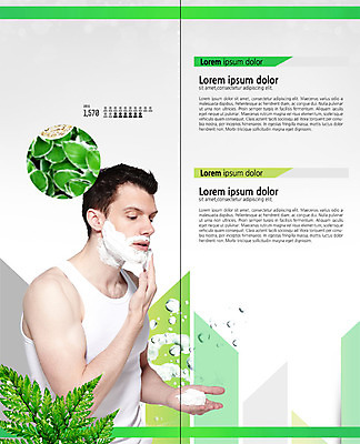 PSD 서양인 템플릿 표지디자인 북디자인 응시 출판디자인 남자 내지 리플렛 맨라이프 2단접지 북커버 나뭇잎 한명 사람 손짓 팜플렛 상반신 성인 옆모습 초록색 30대 뷰티 물방울 바르기 면도크림 스플래쉬 성인남자한명만 그루밍족 이미지템플릿 외국인 1 라이프스타일 시선 뷰포인트 컬러 잎 모션 장년 위생용품 남자한명만 성인남자만 파일형식
