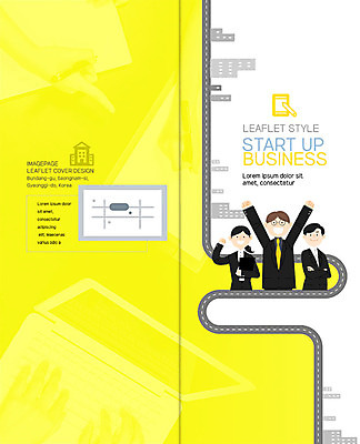 PSD 템플릿 표지디자인 북디자인 출판디자인 여자 표지 남자 리플렛 2단접지 북커버 비즈니스 미소 사람 정장 빌딩 팜플렛 상반신 성인 앞모습 세명 비즈니스라이프 노란색 손들기 팔짱 파이팅 도시 직장인 비즈니스맨 비즈니스우먼 동료 창업 약도 노란배경 성인만 이미지템플릿 직업 라이프스타일 옷 뷰포인트 컬러 백그라운드 지도 관계 모션 표정 건물 자영업 파일형식