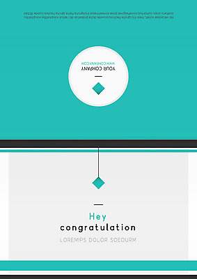 템플릿 선 카드템플릿 사람없음 회색 축하 원형 청록색 축하카드 마름모 이미지템플릿 AI파일 카드프레임 도형 컬러 컨셉 카드_감사 프레임 파일형식 벡터