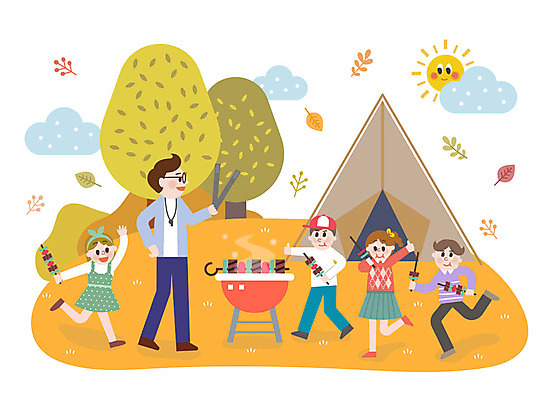 전신 학생 여자 남자 어린이 단풍 일러스트 단풍나무 텐트 웃음 사람 여러명 성인 야외 교사 캠핑 바비큐 먹기 캠핑장 즐거움 꼬치구이 가을소풍 바베큐그릴 국내일러스트 AI파일 나무 직업 감정 음식 다수 잎 모션 레저 표정 캠핑도구 소풍 꼬치 그릴 구이 파일형식 벡터 가을_계절