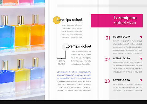 템플릿 북디자인 출판디자인 내지 리플렛 북커버 비즈니스 3단접지 팜플렛 사람없음 컬러풀 화장품 전시 진열장 이미지템플릿 AI파일 컬러 뷰티 파일형식 벡터