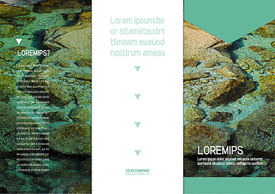 템플릿 표지디자인 북디자인 출판디자인 표지 리플렛 여행 북커버 3단접지 팜플렛 사람없음 물 암석 조약돌 투명 개울 이미지템플릿 AI파일 자연요소 강 돌_바위 파일형식 벡터