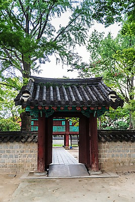 포토 JPG 주간 나무 한국전통 전통문화 여행 고건축 풍경 사람없음 야외 문 문화재 현관문 기와지붕 전주 기와담장 경기전 전주한옥마을 국내포토 자연요소 식물 전통 건축물 문화 지붕 한국 기와 담장 전라북도 한옥마을 파일형식