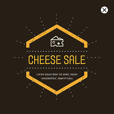 PSD 템플릿 ZIP 웹템플릿 검은배경 치즈 팝업 이벤트팝업 웹팝업 이벤트 사람없음 노란색 세일 육각형 조각치즈 빅팝업 이미지템플릿 도형 컬러 조각 백그라운드 유제품 검은색 파일형식