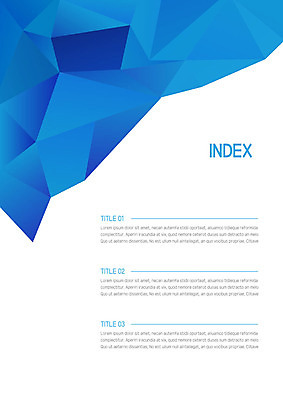 템플릿 내지 사람없음 파란색 프레젠테이션 입체 문서템플릿 서식 문서 제안서 순서 목차 이미지템플릿 AI파일 컬러 파일형식 벡터