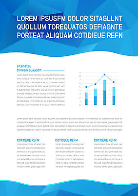 템플릿 내지 그래프 사람없음 파란색 프레젠테이션 입체 문서템플릿 서식 문서 제안서 물결무늬 이미지템플릿 AI파일 물결 컬러 무늬 파일형식 벡터