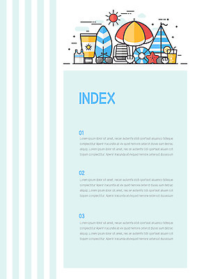 템플릿 내지 바다 하늘색 요트 불가사리 해변 사람없음 여름 선글라스 민소매 줄무늬 파라솔 서핑보드 선크림 프레젠테이션 문서템플릿 서식 문서 선베드 제안서 튜브 순서 목차 이미지템플릿 AI파일 계절 안경 상의 무늬 배_교통 의자 극피동물 파란색 화장품 보드_스포츠 파일형식 벡터