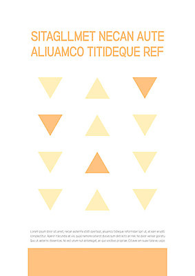 템플릿 표지 패턴 사람없음 주황색 삼각형 배열 프레젠테이션 문서템플릿 서식 문서 제안서 아이보리 이미지템플릿 AI파일 도형 컬러 무늬 파일형식 벡터