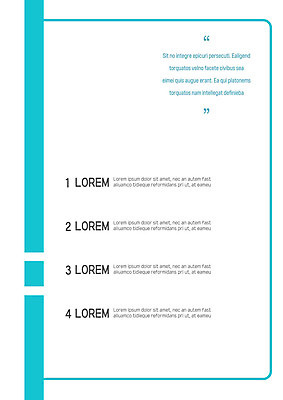 템플릿 내지 사람없음 프레젠테이션 문서템플릿 서식 문서 청록색 제안서 순서 목차 이미지템플릿 AI파일 컬러 파일형식 벡터