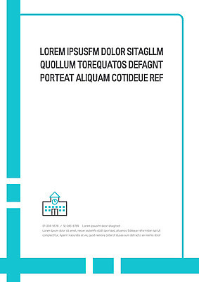 템플릿 표지 학교 사람없음 프레젠테이션 문서템플릿 서식 문서 청록색 제안서 이미지템플릿 AI파일 교육 컬러 파일형식 벡터