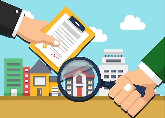 손 일러스트 돋보기 부동산 주택 사람 빌딩 건물 신체부위 거래 문서 파일 부동산매매 공정 국내일러스트 AI파일 건축물 재산 파일형식 벡터