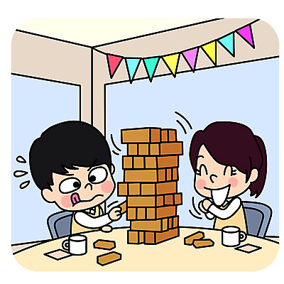 여자 남자 교복 여유 일러스트 청소년 놀이 고등학생 휴식 미소 사람 이벤트 두명 쇼핑 수능 끝 즐거움 수험생 보드게임 젠가 어려움 할인혜택 십대만 수능할인 국내일러스트 AI파일 학생 옷 감정 컨셉 표정 세일 놀이용품 시험 파일형식 벡터 혜택