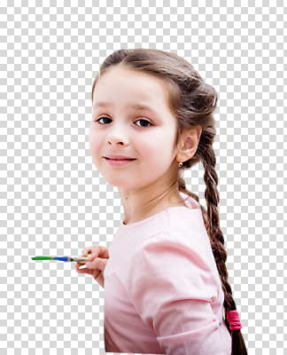 서양인 외국인 편집이미지 응시 여자 어린이 한명 미소 들기 사람 상반신 옆모습 붓 뒤돌아보기 PNG 소녀한명만 편집소스 1 시선 뷰포인트 모션 표정 인종 여자한명만 소녀만 파일형식