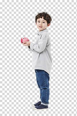 전신 편집이미지 응시 남자 어린이 한명 서기 미소 들기 사람 옆모습 저축 한국인 돼지저금통 PNG 소년한명만 편집소스 금융의날 1 시선 뷰포인트 모션 표정 동양인 금융 저금통 남자한명만 소년만 파일형식 법정기념일
