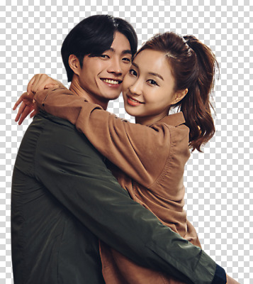 편집이미지 커플 응시 여자 남자 포즈 데이트 안기 포옹 서기 미소 웃음 사람 상반신 20대 성인 두명 옆모습 캐주얼 다정 한국인 PNG 성인만 편집소스 시선 옷 뷰포인트 컨셉 관계 모션 표정 동양인 청년 파일형식