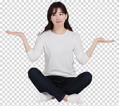 전신 편집이미지 응시 여자 포즈 한명 사람 손짓 성인 앞모습 캐주얼 30대 손들기 한국인 가부좌 PNG 곁눈질 성인여자한명만 편집소스 1 시선 옷 뷰포인트 모션 앉기 동양인 장년 여자한명만 성인여자만 파일형식