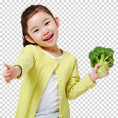편집이미지 응시 여자 어린이 한명 미소 들기 사람 상반신 앞모습 한국인 최고 브로콜리 PNG 소녀한명만 편집소스 1 시선 뷰포인트 채소 모션 표정 동양인 여자한명만 소녀만 파일형식