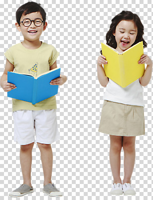 전신 편집이미지 응시 여자 남자 안경 어린이 서기 미소 사람 두명 앞모습 책 독서 한국인 PNG 어린이만 편집소스 시선 잡화 뷰포인트 모션 표정 동양인 파일형식