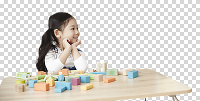 편집이미지 응시 여자 어린이 한명 미소 사람 앉기 상반신 앞모습 턱괴기 블록 한국인 책상 PNG 소녀한명만 나무블록 편집소스 1 시선 뷰포인트 가구 모션 표정 동양인 목재 여자한명만 소녀만 파일형식