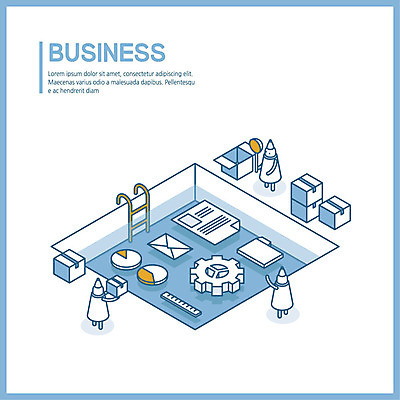 하늘색 일러스트 비즈니스 그래프 수영장 요정 들기 사람없음 여러개 이메일 톱니바퀴 문서 폴더 택배상자 아이소메트릭 국내일러스트 AI파일 다수 모션 파란색 상자 택배 파일 파일형식 벡터