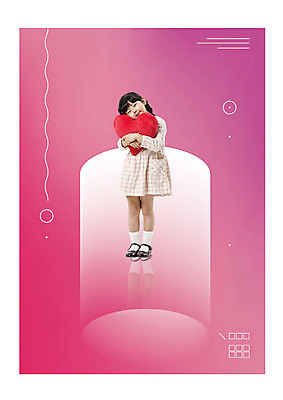 전신 편집이미지 응시 여자 어린이교육 교육 어린이라이프 어린이 분홍색 디지털백그라운드 안기 한명 서기 미소 사람 앞모습 디지털 한국인 하트쿠션 소녀한명만 이미지편집 AI파일 1 라이프스타일 시선 뷰포인트 컬러 백그라운드 쿠션 모션 표정 동양인 하트 여자한명만 소녀만 파일형식 벡터