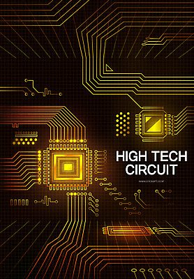 패턴 일러스트 투시 미래 정보기술 사람없음 노란색 회로판 스마트 하이테크 네온 전자회로 IT산업 기계화 전자부품 칩셋 프로세서 4차산업 미래산업 국내일러스트 AI파일 산업 컬러 컨셉 무늬 기술 부속품 파일형식 벡터