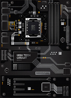 패턴 일러스트 미래 정보기술 사람없음 검은색 설계도 메모리칩 스마트 하이테크 전자회로 IT산업 기계화 전자부품 첨단 칩셋 프로세서 CPU 4차산업 미래산업 국내일러스트 AI파일 산업 컬러 컨셉 무늬 건설업 기술 부속품 회로판 컴퓨터부품 파일형식 벡터