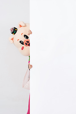 포토 JPG 스튜디오촬영 배너 여자 결혼 안내 사각프레임 실내 한명 서기 사람 상반신 20대 성인 앞모습 한국인 돼지띠 돼지 한복 전통혼례 흰배경 돼지캐릭터 혼례복 동물탈 인형탈 성인여자한명만 기해년 국내포토 1 한국전통 뷰포인트 동물캐릭터 백그라운드 포유류 모션 프레임 동양인 이벤트 청년 내부 사각형 흰색 십이지신 전통의상 전통의례 탈 여자한명만 성인여자만 파일형식 2019년