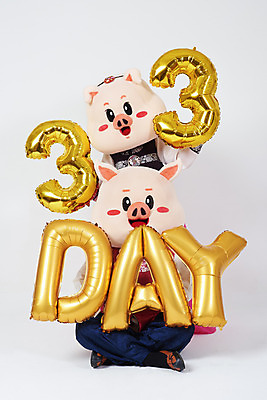 포토 JPG 스튜디오촬영 전신 부부 커플 여자 기념일 남자 실내 사람 이벤트 상반신 20대 성인 두명 앞모습 한국인 돼지띠 돼지 한복 흰배경 삼겹살 돼지캐릭터 동물탈 삼겹살데이 인형탈 성인만 기해년 국내포토 한국전통 뷰포인트 동물캐릭터 백그라운드 포유류 관계 데이이벤트 돼지고기 동양인 청년 내부 흰색 십이지신 전통의상 탈 파일형식 2019년