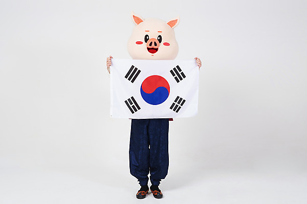 포토 JPG 스튜디오촬영 전신 명절 기념일 남자 실내 한명 사람 20대 성인 앞모습 한국인 돼지띠 돼지 국기 태극기 흰배경 해피뉴이어 돼지캐릭터 애국심 독립운동 동물탈 애국자 인형탈 성인남자한명만 기해년 국내포토 1 전통 뷰포인트 동물캐릭터 백그라운드 포유류 동양인 이벤트 청년 내부 새해인사 흰색 십이지신 탈 남자한명만 성인남자만 파일형식 2019년