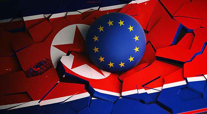 PSD 편집이미지 백그라운드 공 사람없음 빨간색 파란색 3D소스 3D 국기 충돌 디지털합성 무역 긴장 깨짐 북한 북한국기 유럽연합 산산조각 관세 편집3D 감정 산업 아시아 컬러 컨셉 손상 세금 파일형식