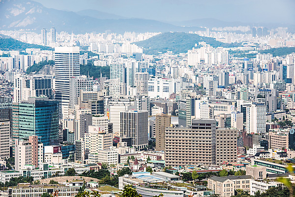 포토 JPG 주간 산 서울 풍경 빌딩 사람없음 야외 건물 도시풍경 도시 도심 남산 국내여행 국내포토 자연요소 건축물 여행 한국 랜드마크 파일형식